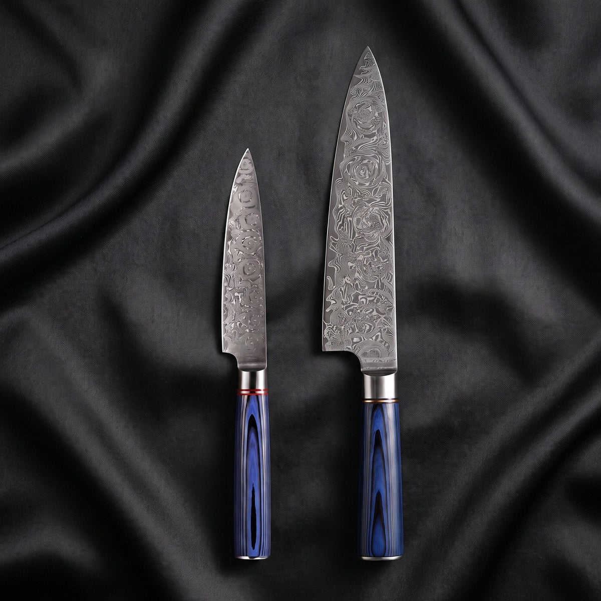 Aizome Knife Duo (Gyuto & Utility)