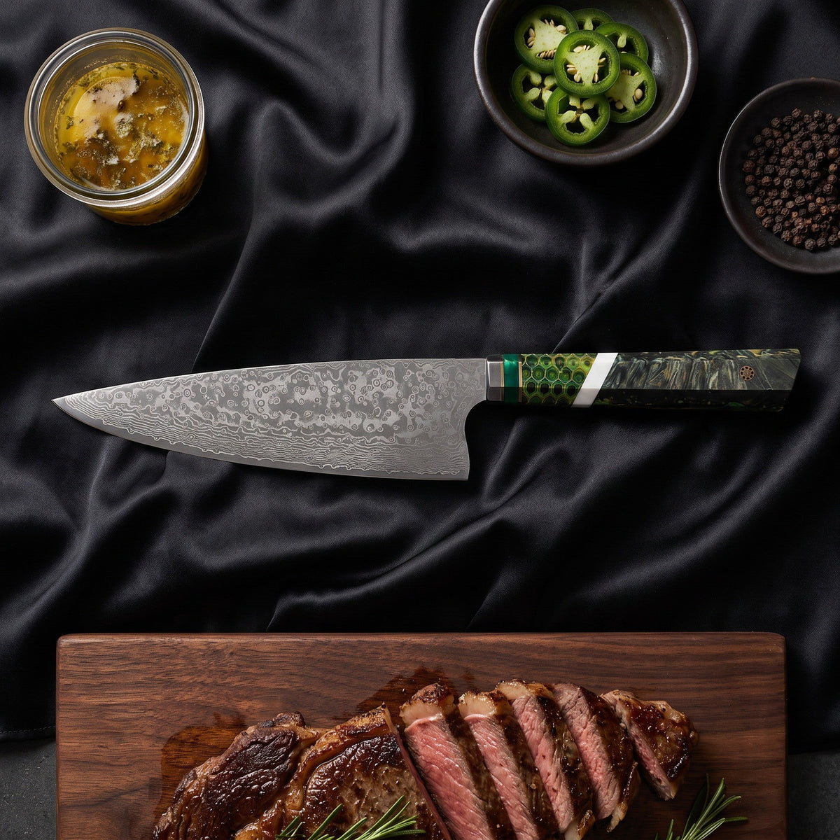 Wakaba Knife Duo (Gyuto & Utility)