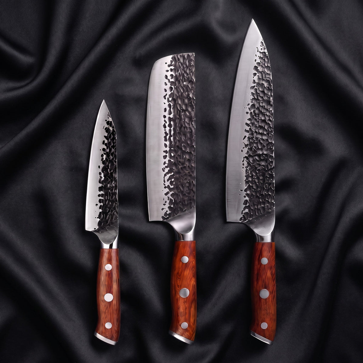 Kitae Knife Trio (Gyuto, Nakiri & Utility)