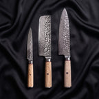 Kinari Knife Trio (Gyuto, Nakiri & Petty)