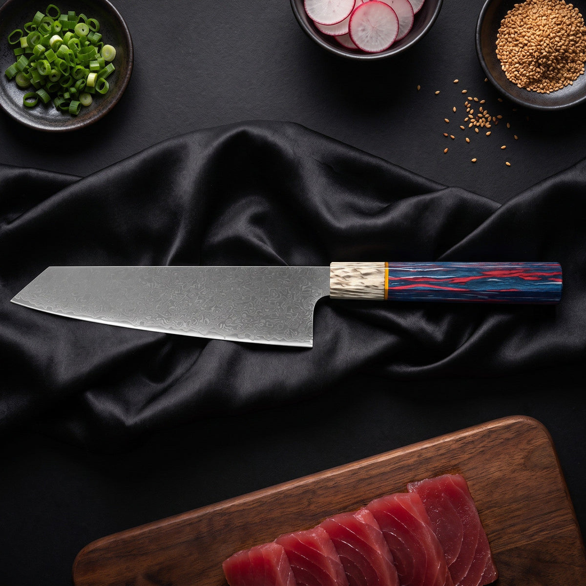 Hanabi Kiritsuke Chef-Slicer Knife