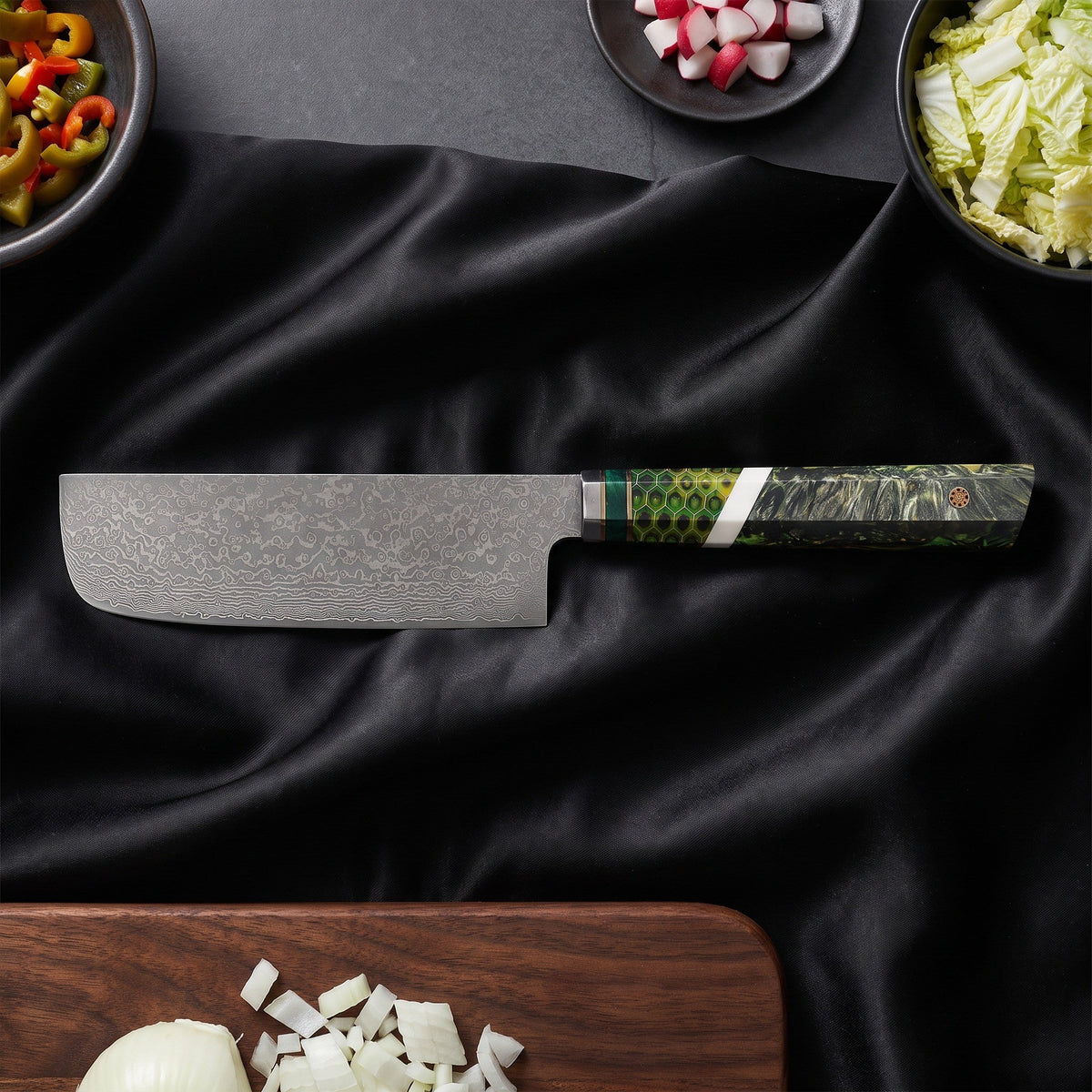 Wakaba Knife Trio (Gyuto, Nakiri & Utility)