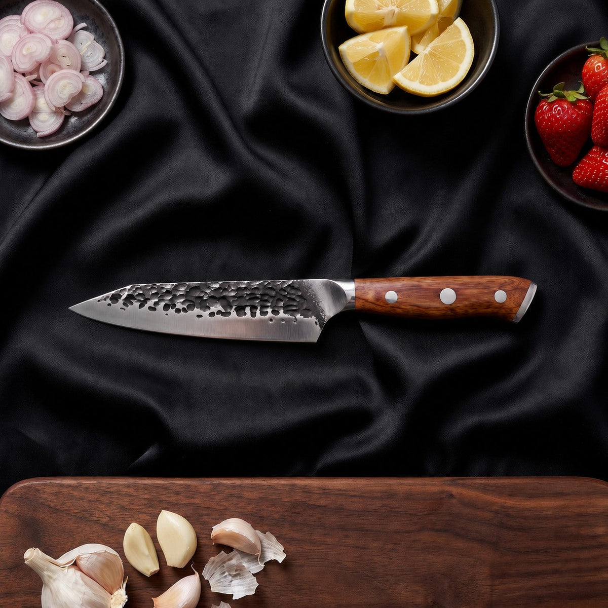 Kitae Knife Trio (Gyuto, Nakiri & Utility)