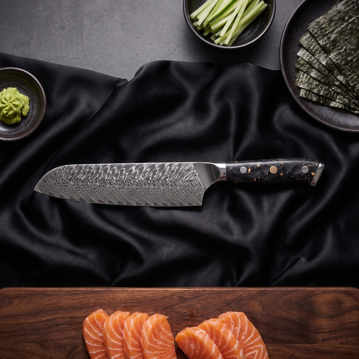 Kinpaku Santoku All-Purpose Knife