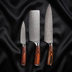 Yuhi Knife Trio (Gyuto, Nakiri & Petty)