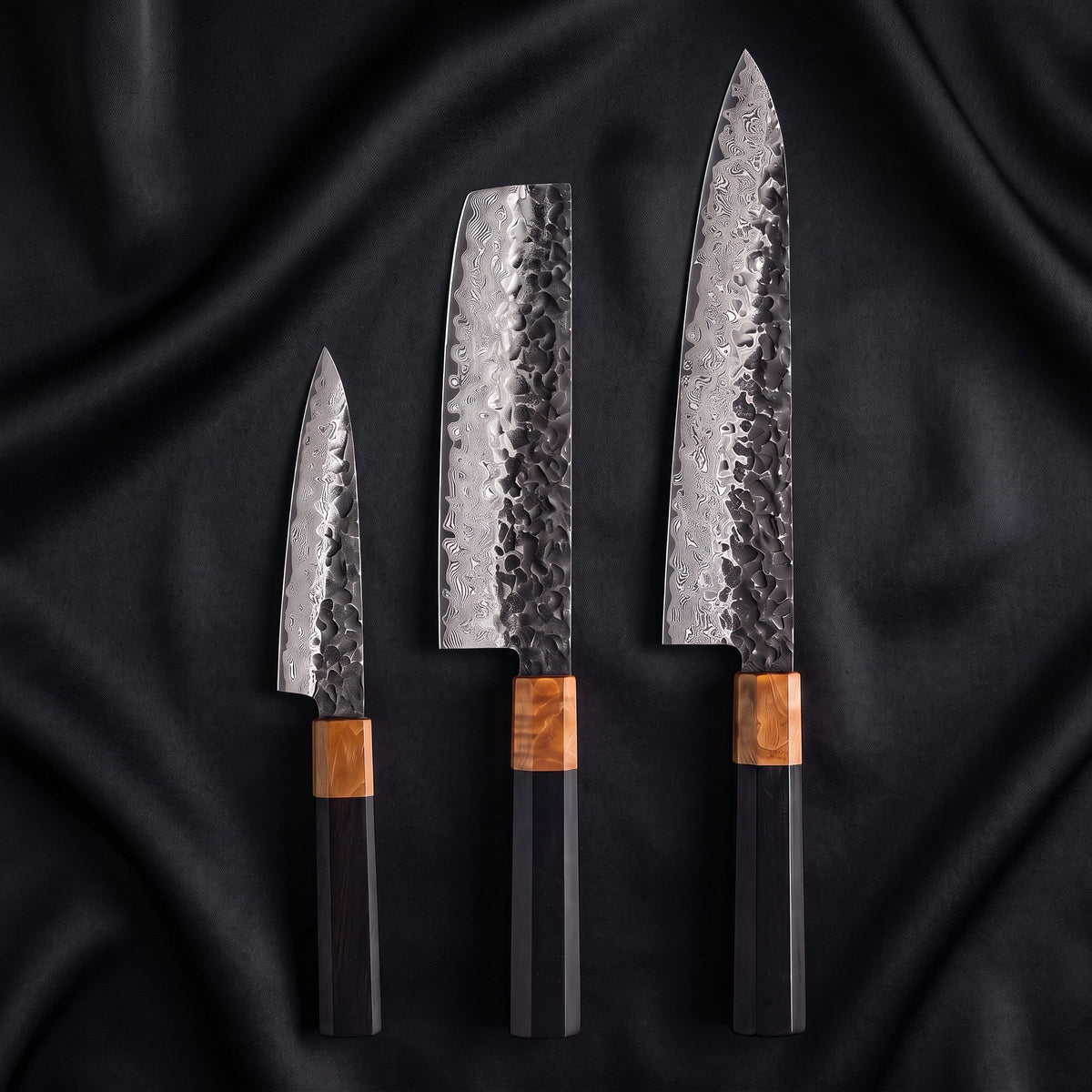 Sumie Knife Trio (Gyuto, Nakiri & Petty)