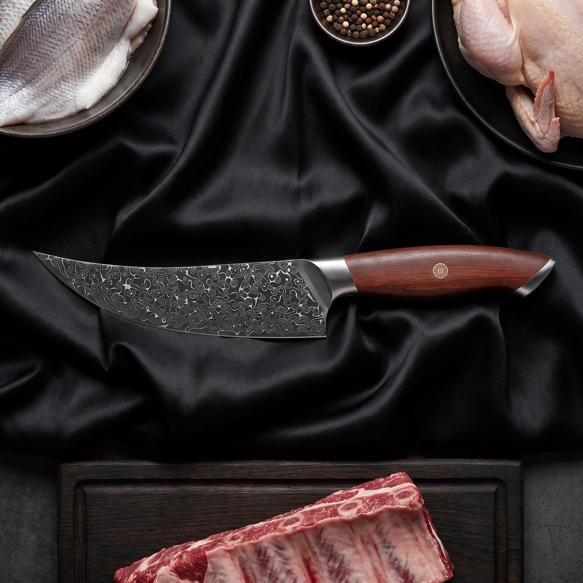 Yugure Honesuki Boning Knife