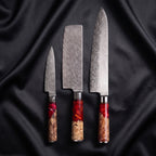 Hozuki Knife Trio (Gyuto, Nakiri & Petty)