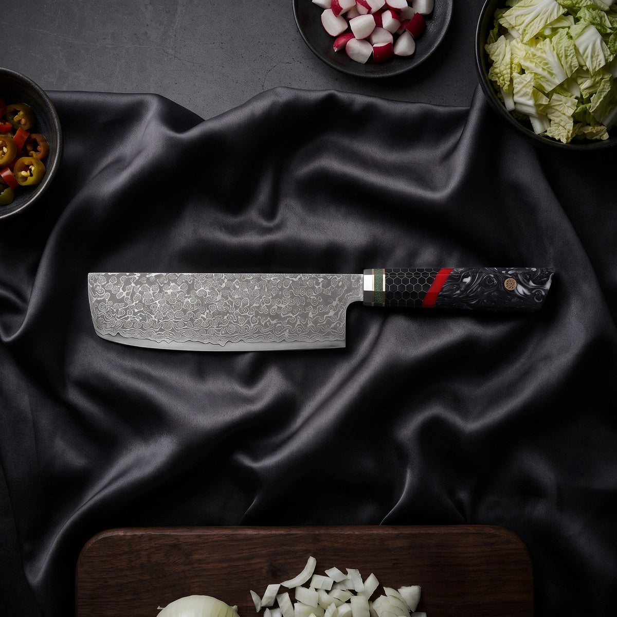 Hibana Knife Trio (Gyuto, Nakiri & Utility)