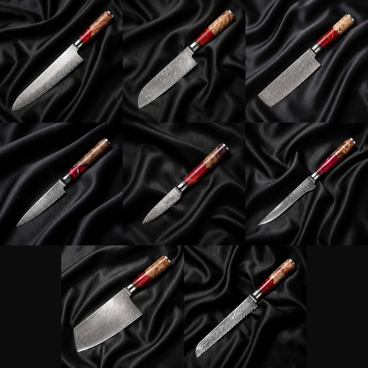 Hozuki 8-Piece Knife Set