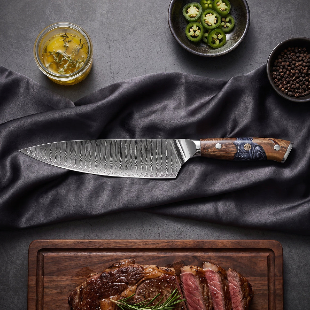 Hyoga Knife Duo (Gyuto & Petty)