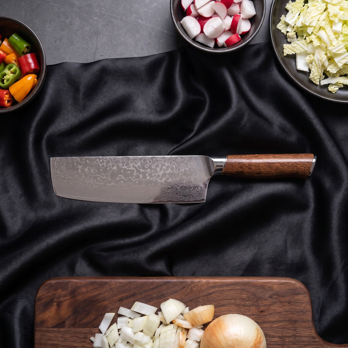 Komorebi Damascus Knife Set