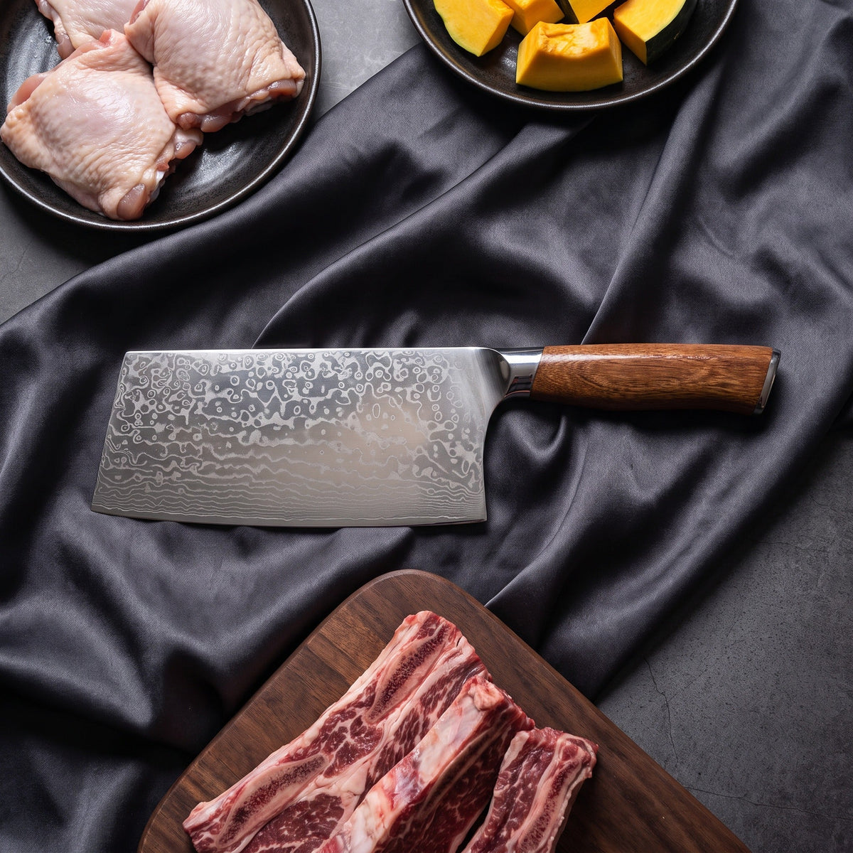 Komorebi Damascus Knife Set