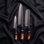 Minato Knife Trio (Gyuto, Nakiri & Petty)