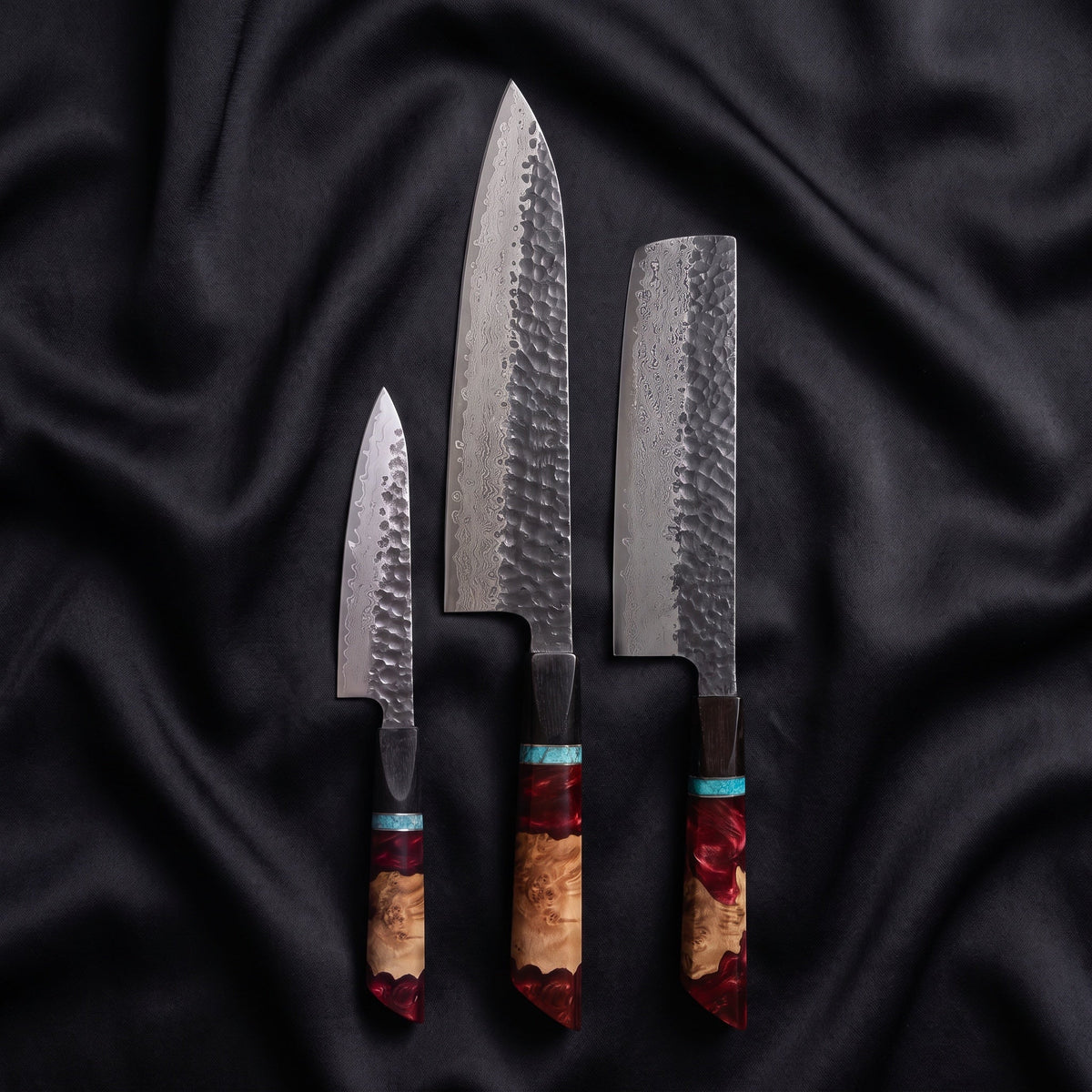 Minato Knife Trio (Gyuto, Nakiri & Petty)