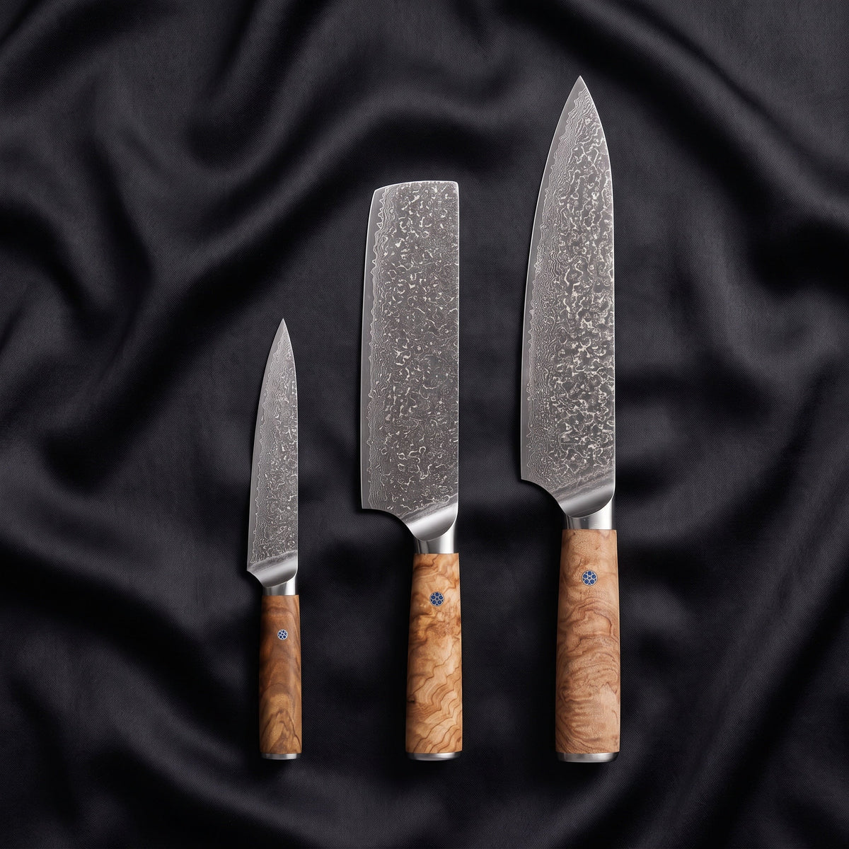 Nishiki Knife Trio (Gyuto, Nakiri & Petty)