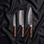 Okami Knife Trio (Gyuto, Nakiri & Petty)