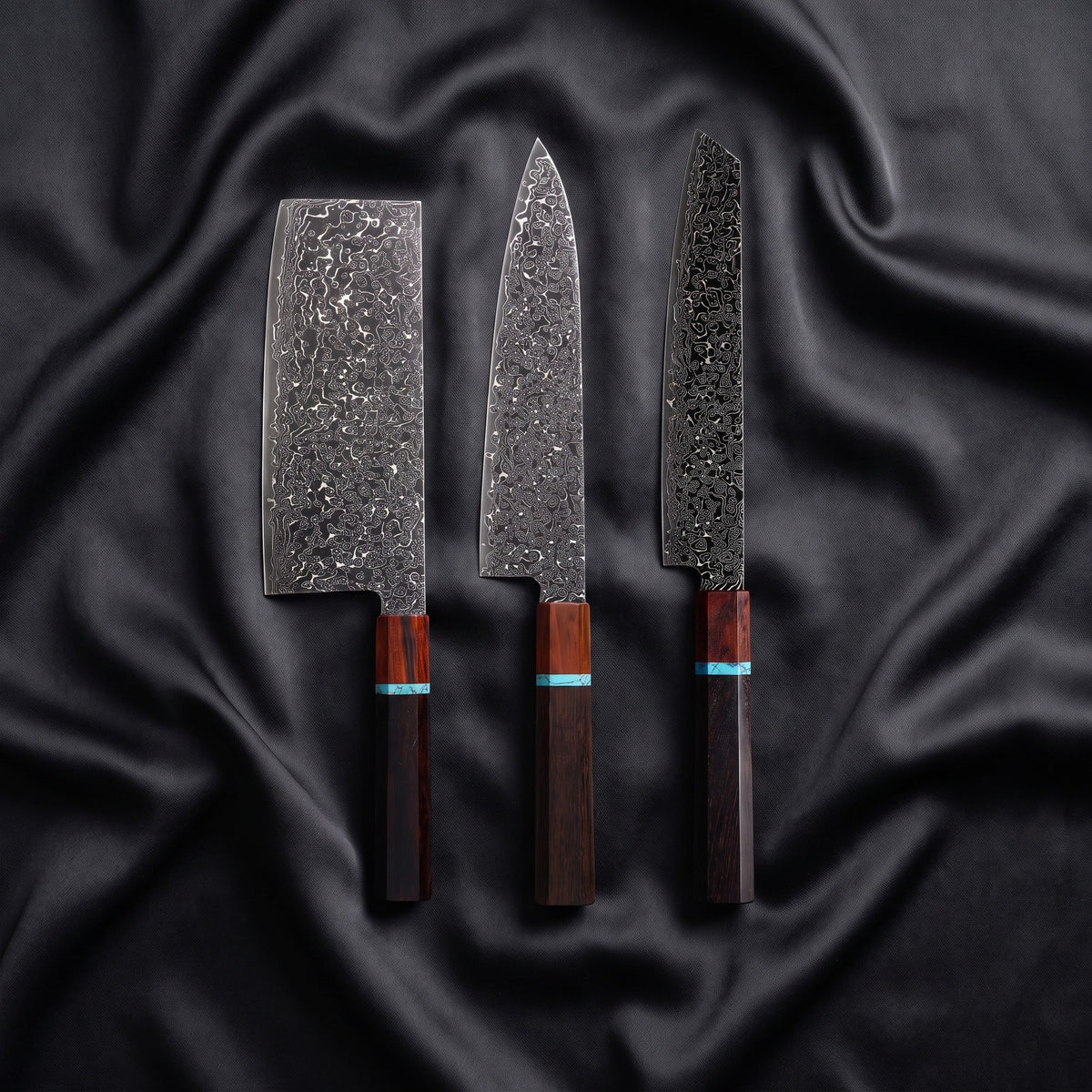 Raiden Knife Trio (Gyuto, Kiritsuke & Cleaver)