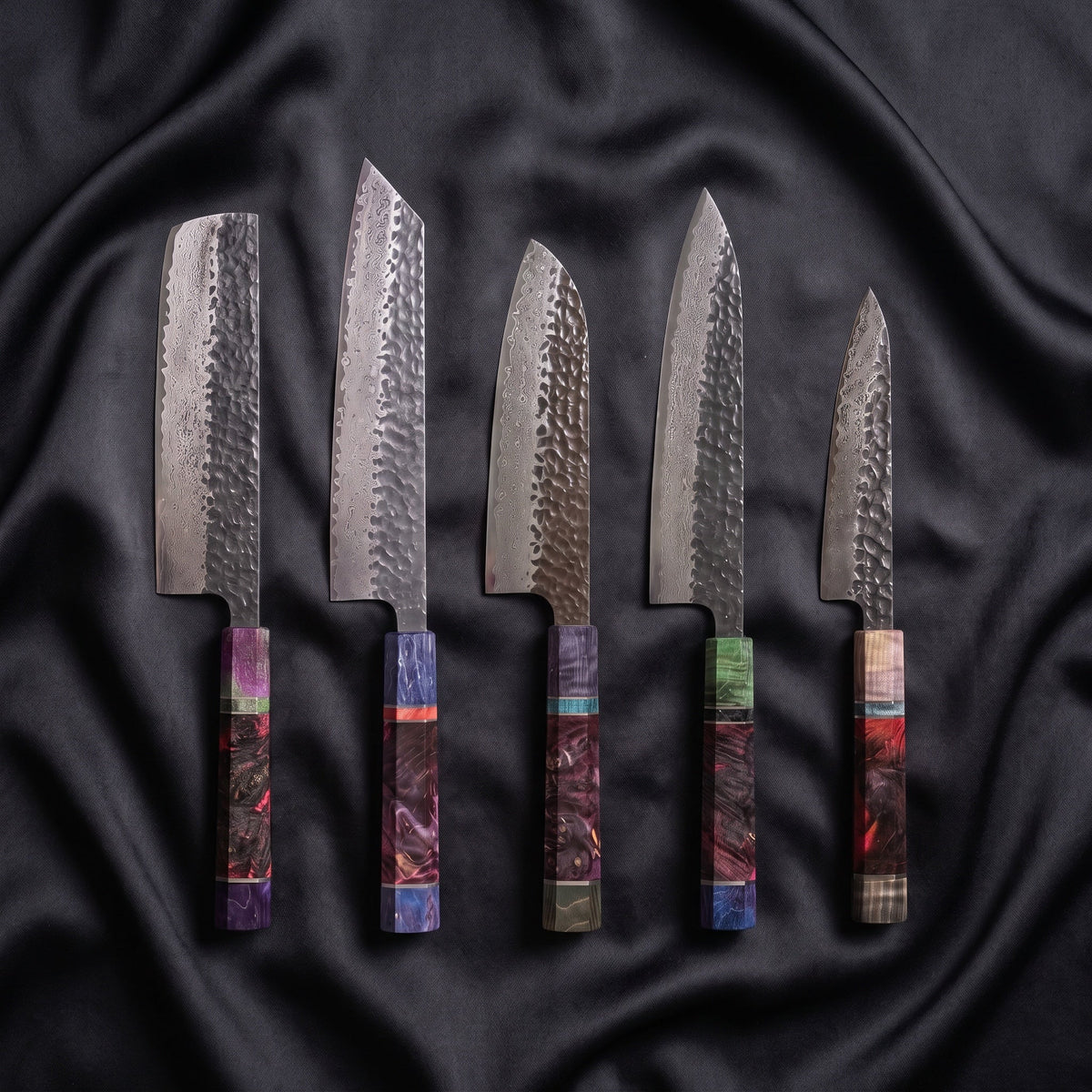 Rekka Damascus Knife Set
