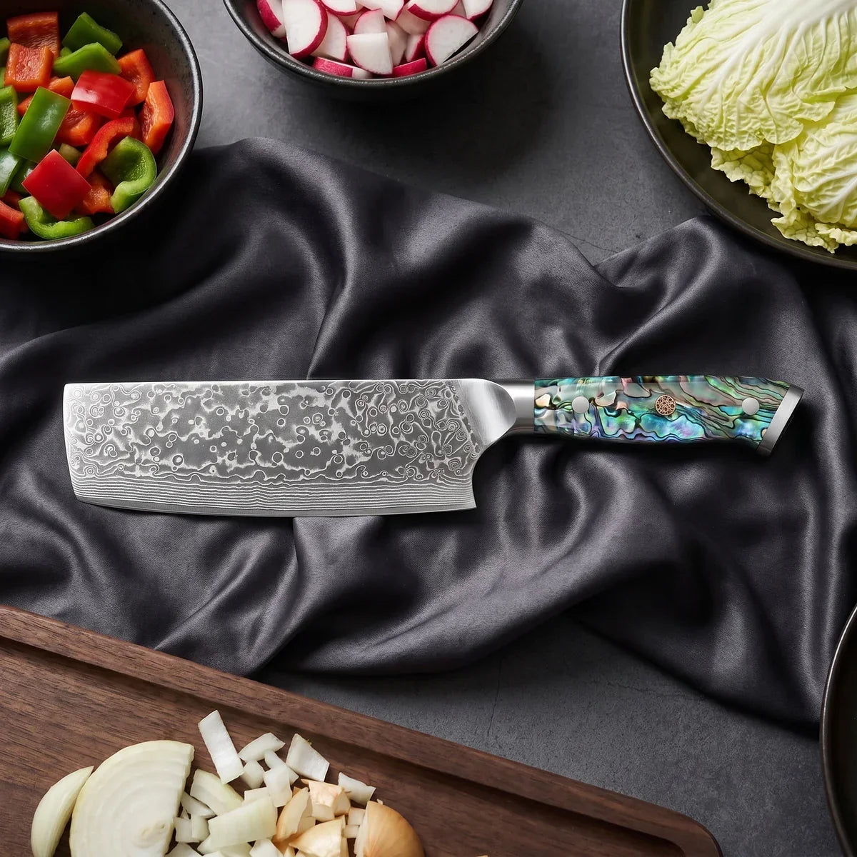 Sazanami Knife Trio (Gyuto, Nakiri & Petty)