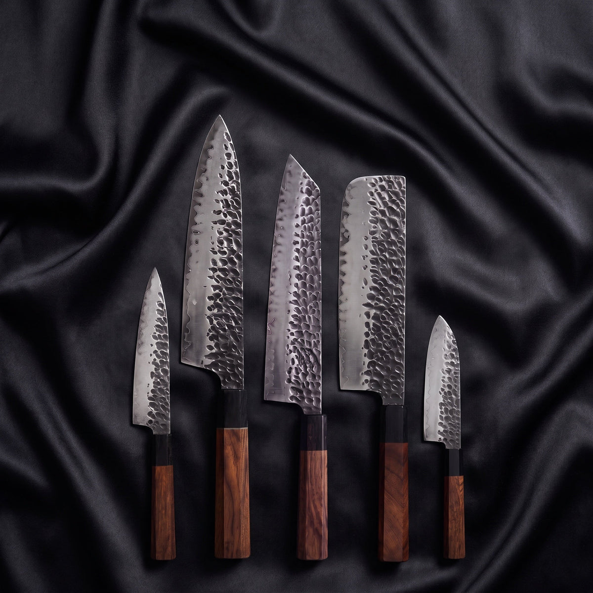 Shigure Damascus Knife Set