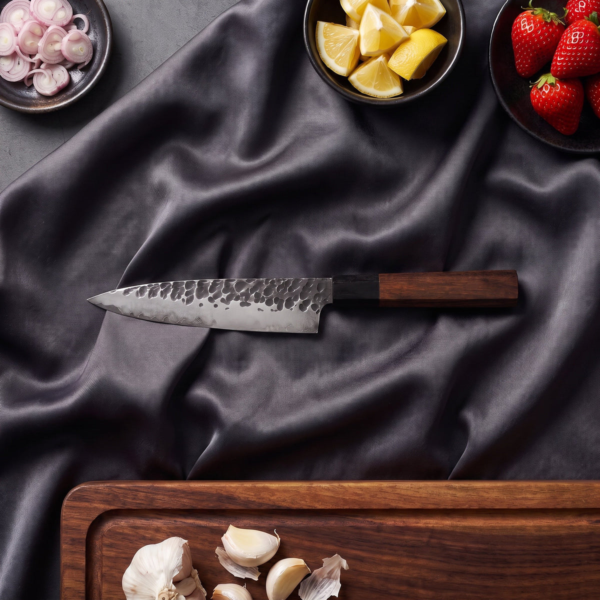 Shigure Damascus Knife Set