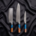 Shion Knife Trio (Gyuto, Nakiri & Petty)