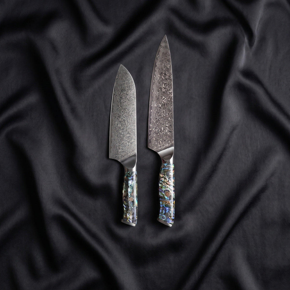 Shizuku Knife Duo (Gyuto & Santoku)