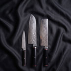 Tsurugi Knife Trio (Santoku, Nakiri & Petty)